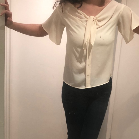 Off white bow blouse - Picture 7 of 7